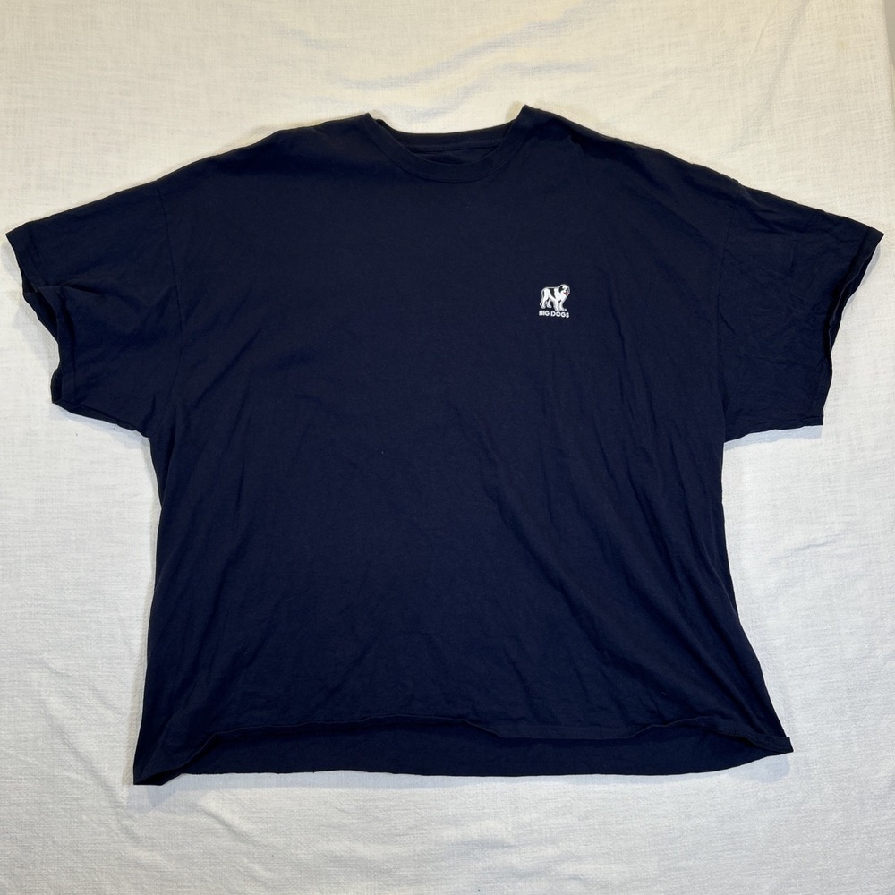 Big Dogs Men's 5XL Blue Authentic Shirt 'Attitude is Everything' 100% Cotton - Picture 2 of 8